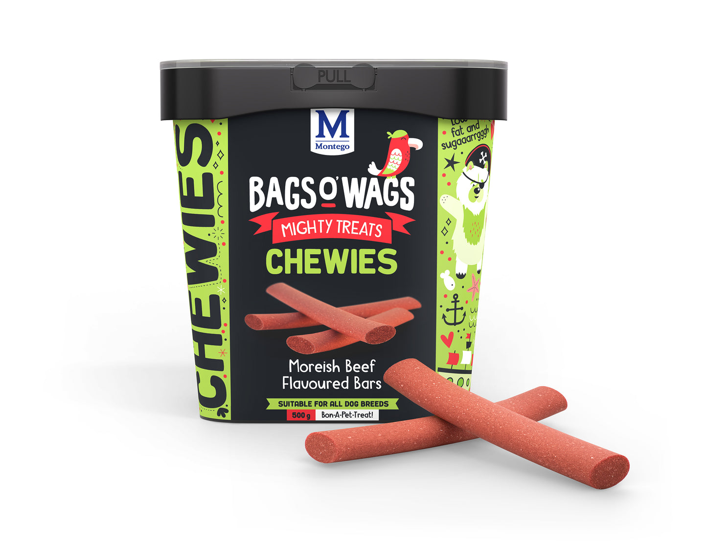 Montego Bags O Wags Chewies Treats 500g