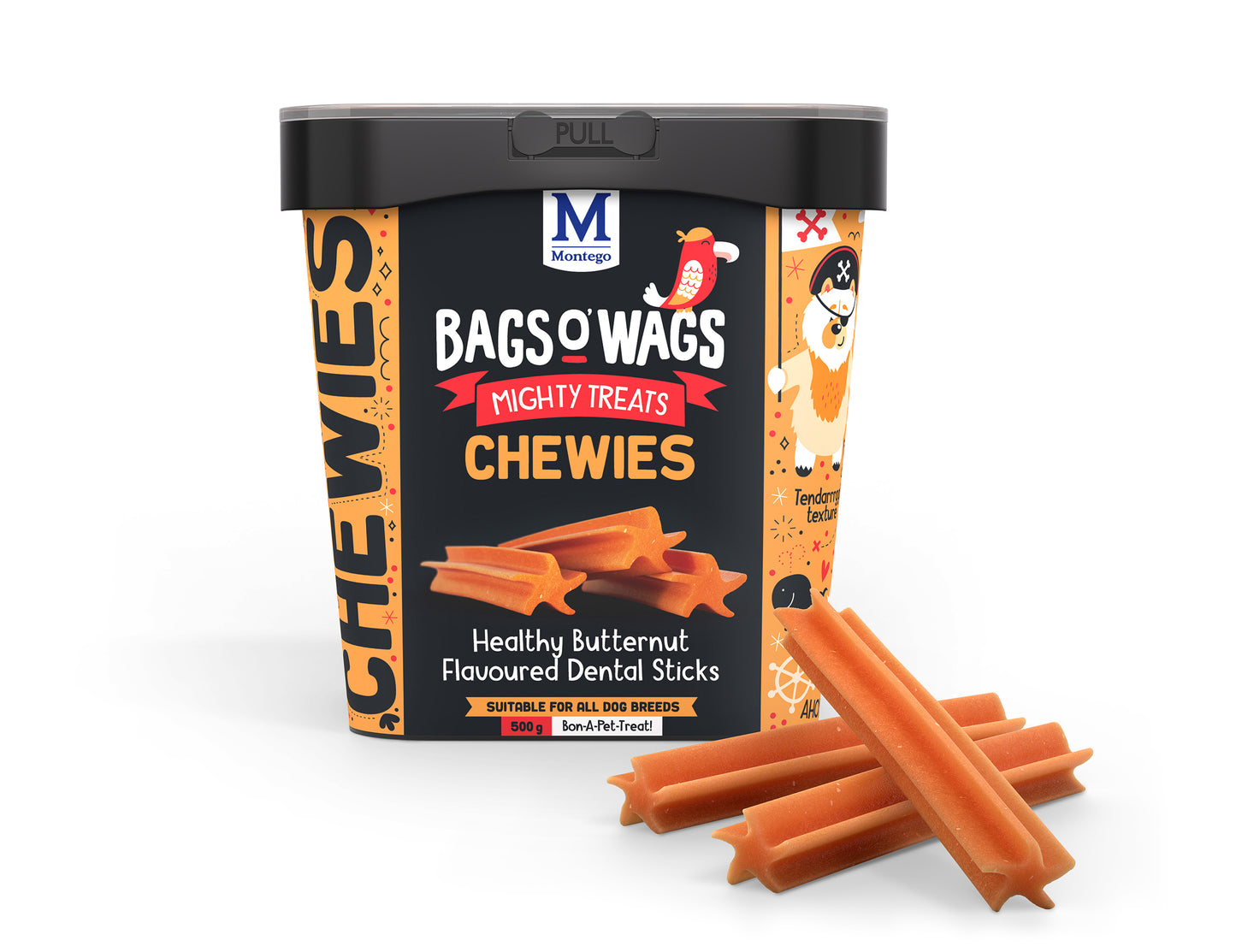 Montego Bags O Wags Chewies Treats 500g