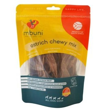 Mbuni Ostrich Chewy Mix 100g