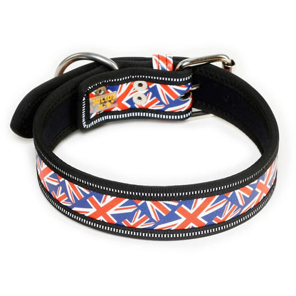 Julius K-9 Collar - Union Jack - Pet Bound Co.