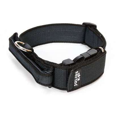 Julius K-9 Black Collar with Handle - Pet Bound Co.