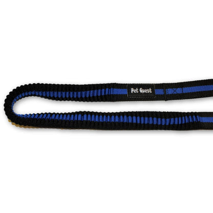 Pet Quest Bungee Leash - Red & Blue - Pet Bound Co.